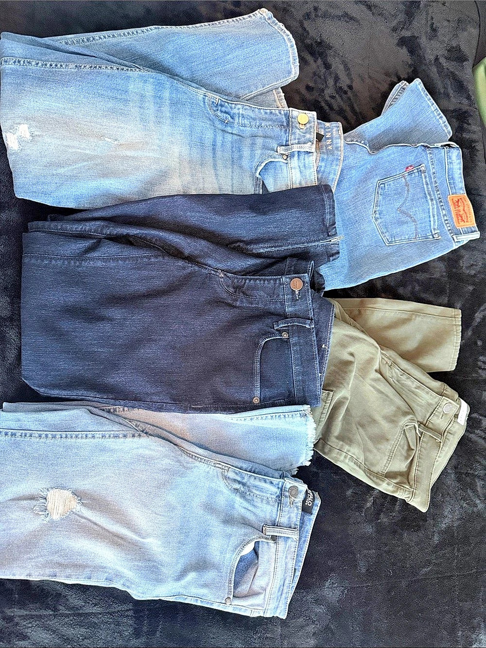 Lot of 5 pairs skinny jeans